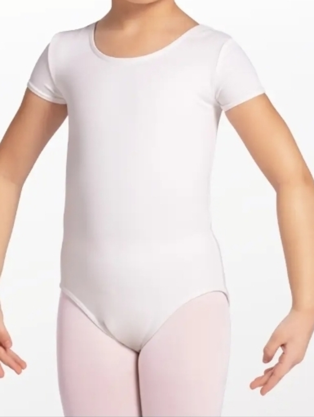Weissman White Dance Leotard